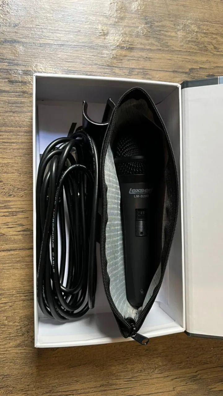 Microfone Dinâmico Lexsen LM-S200 com Fio + Cabo + Bag - Foto 2