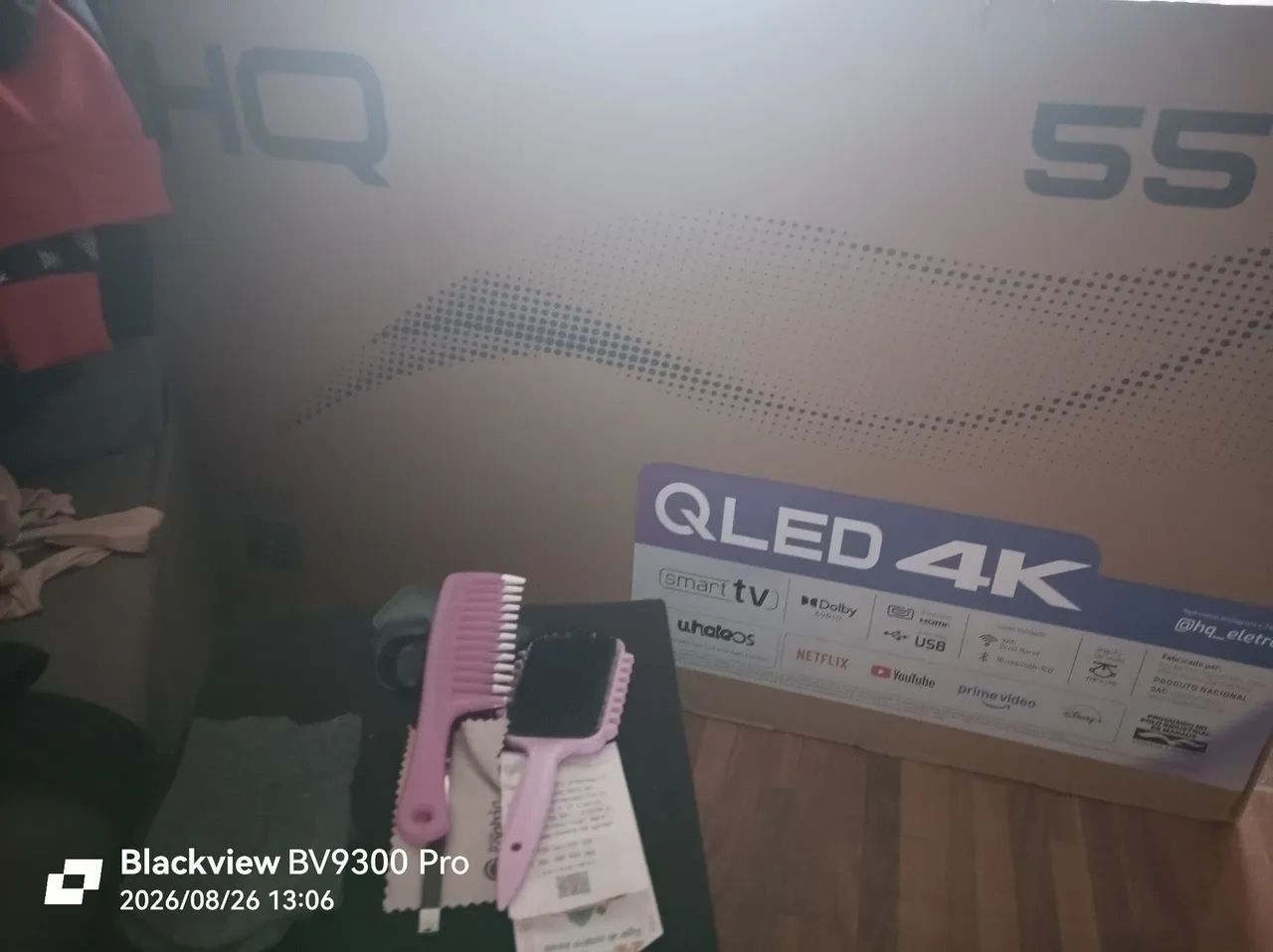 Tv NOVA NA CAIXA QLED 55" - Foto 4