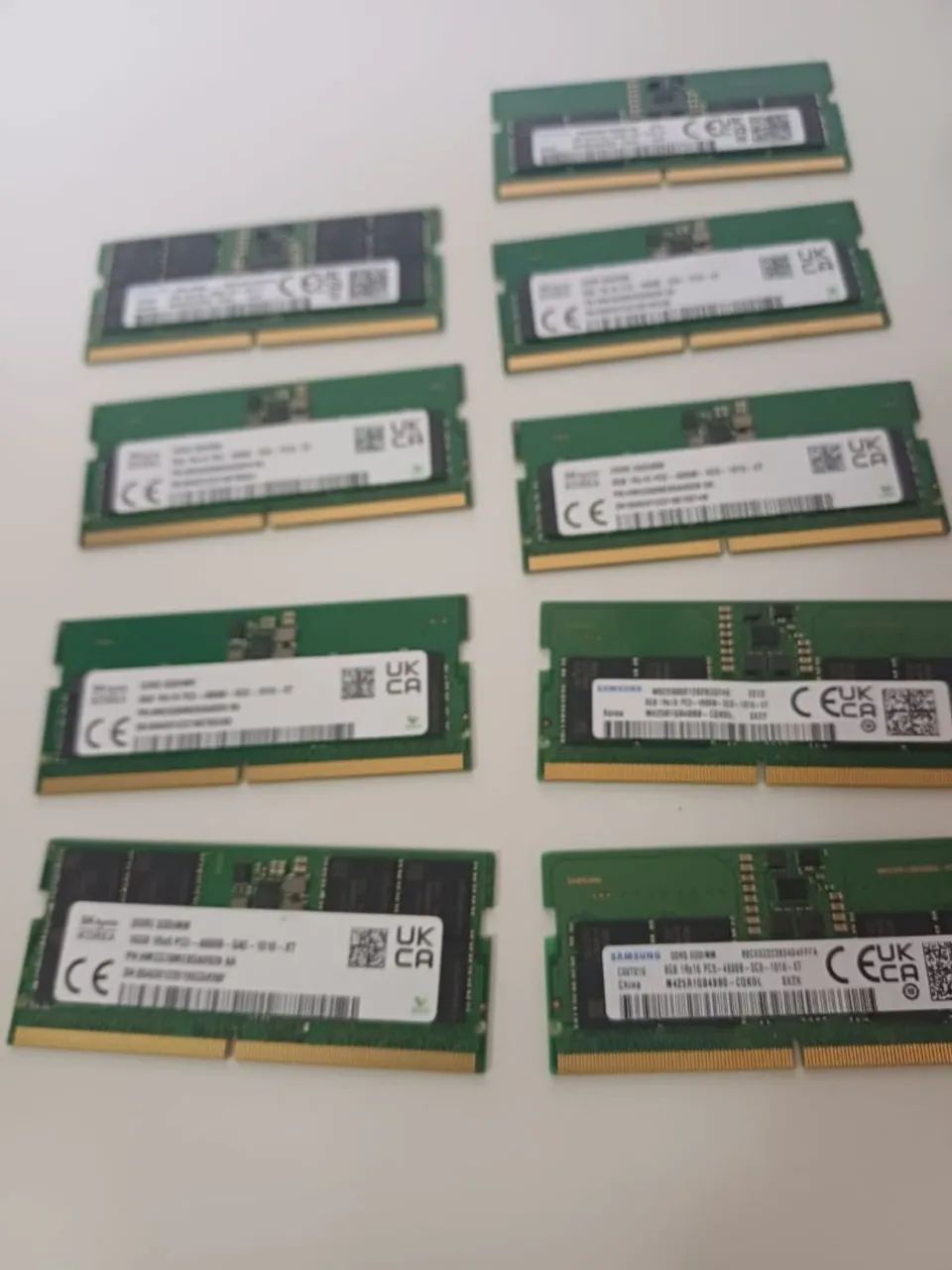 Lote de memorias DDR5 4800 notebook - Foto 2