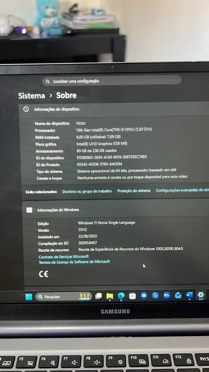 NOTEBOOK SAMSUNG GALAXY BOOK 4 SSD M.2 256GB EXTRA - Foto 4