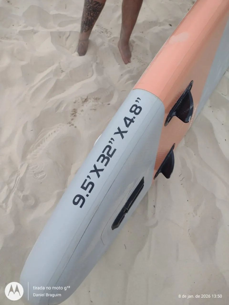 Stand Up Paddle Inflável - Estado de Novo + Kit Completo - Foto 2