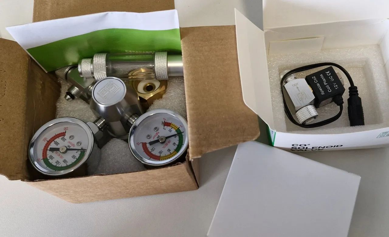 Valvula reguladora de Co2 com solenoide para aquários - Foto 3