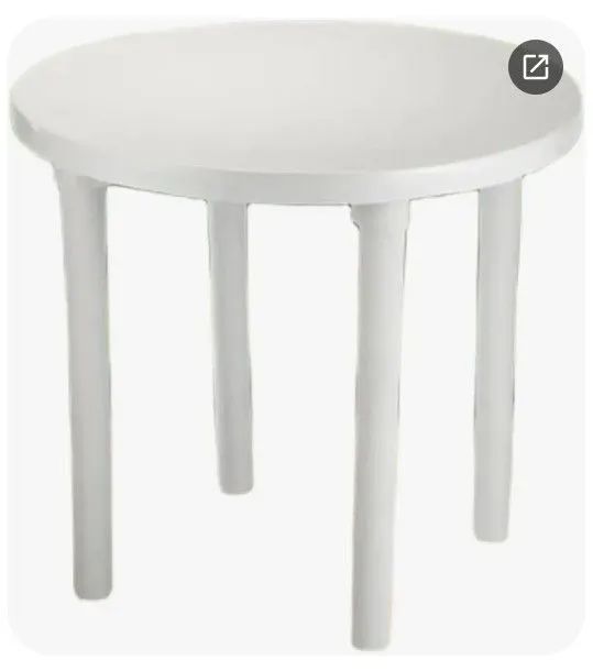 Venda de mesa de plástico redonda