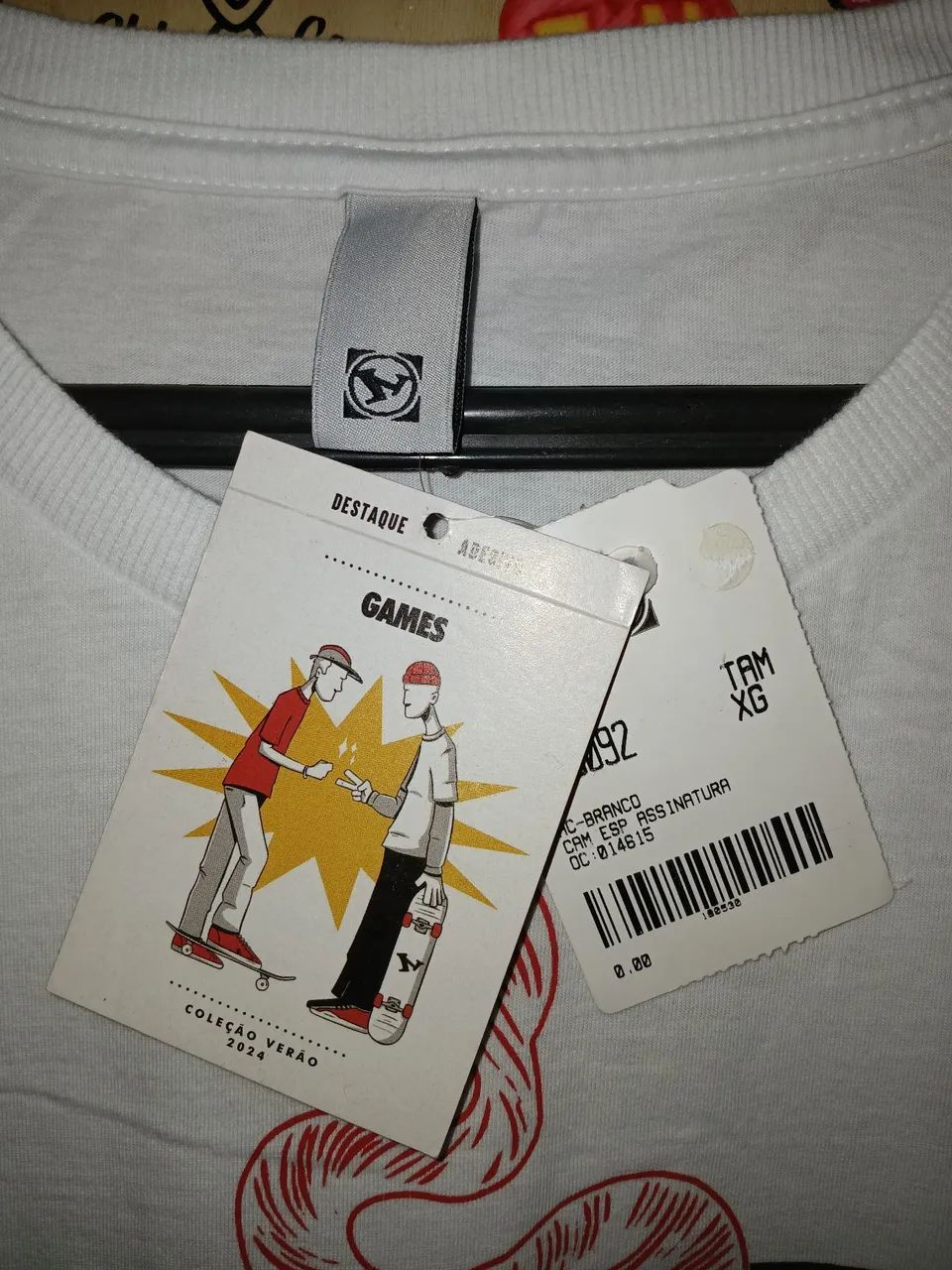 Camiseta New Skate branca GG nova - Foto 2