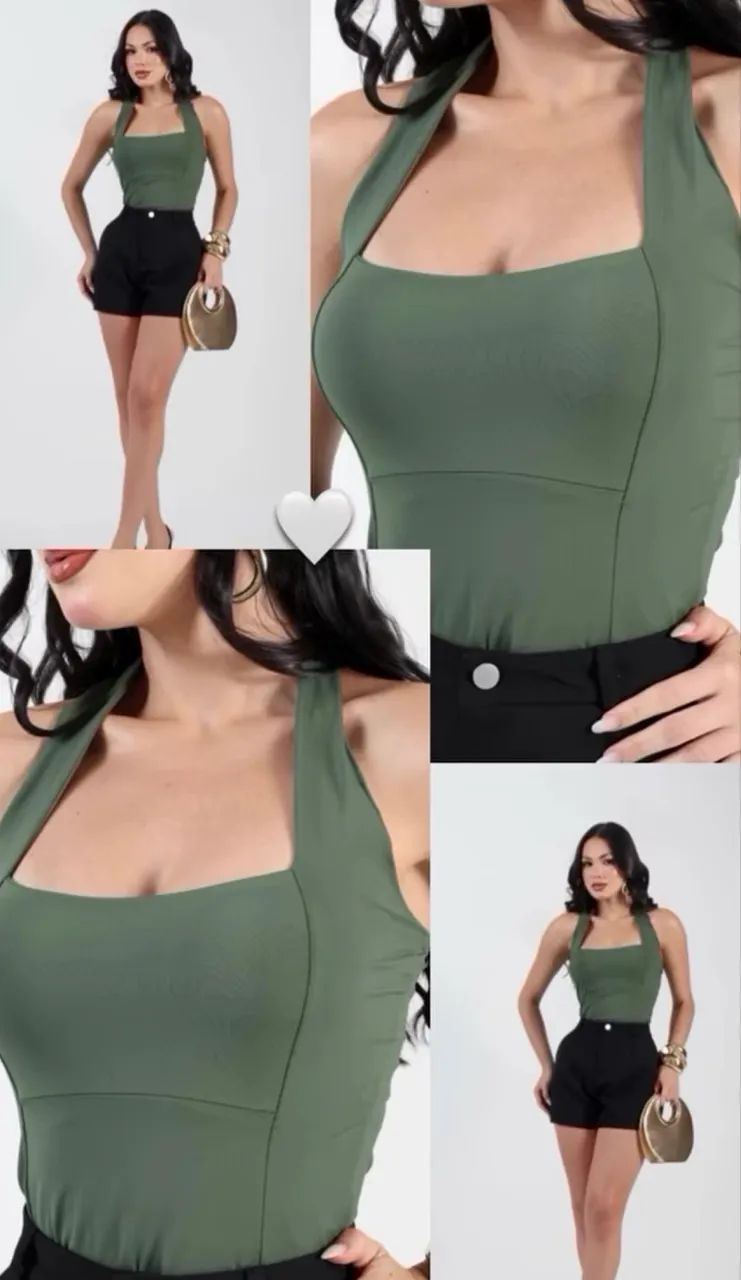 Blusa slim 