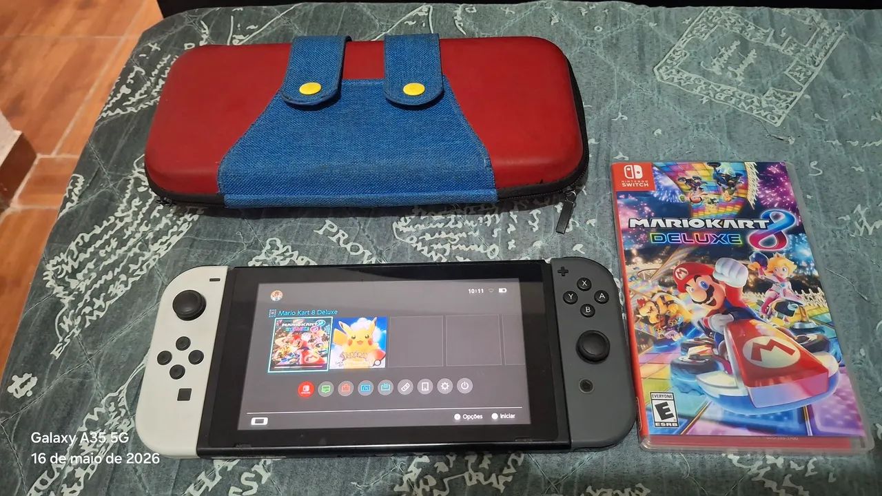 Nintendo switch v1 somente aparelho e 1 jogo $900 - Jogos de Vídeo