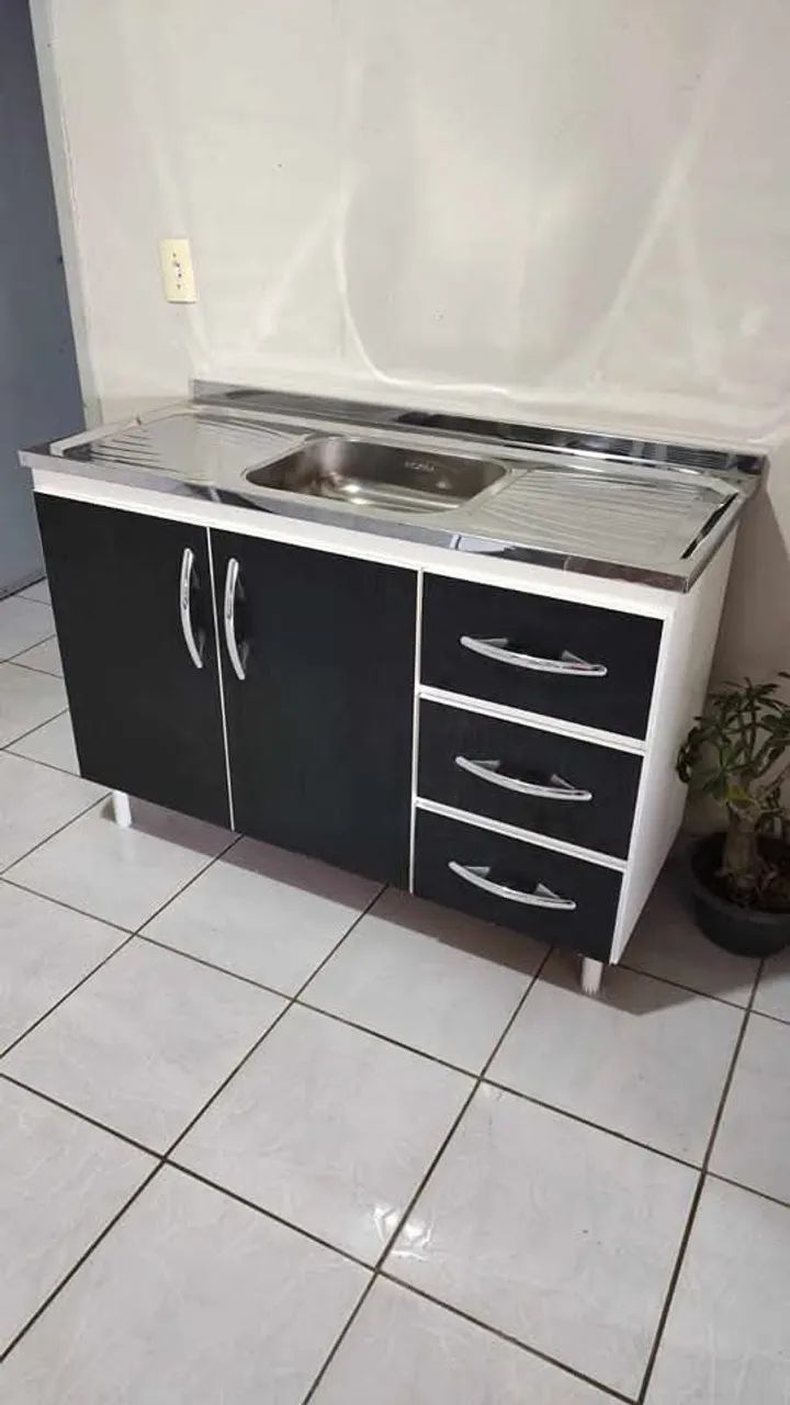 Pia completa para cozinha MDF  - Foto 2