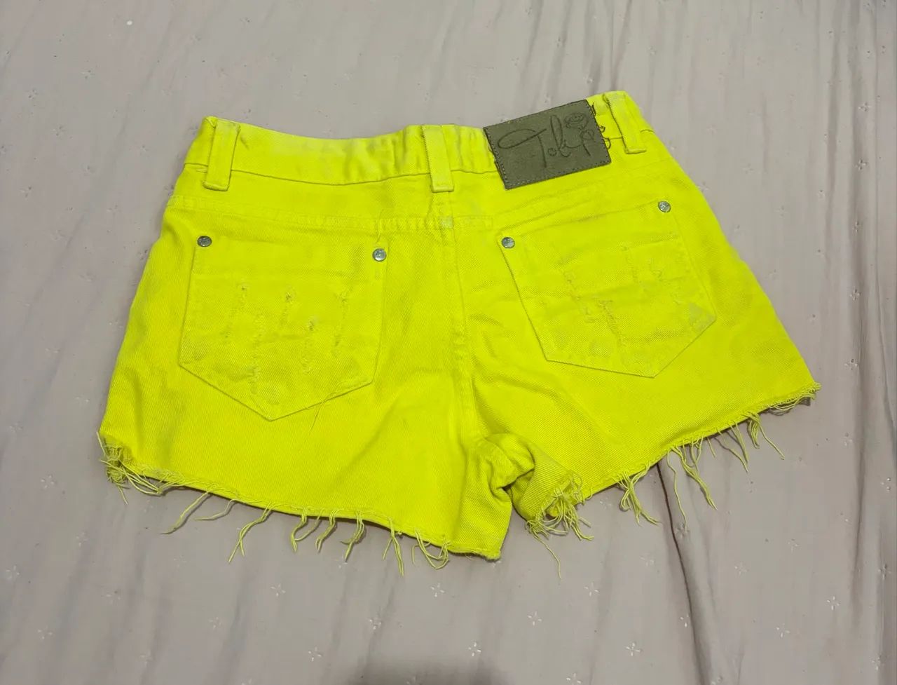 Short Toli amarelo - Tamanho 36 - Foto 5