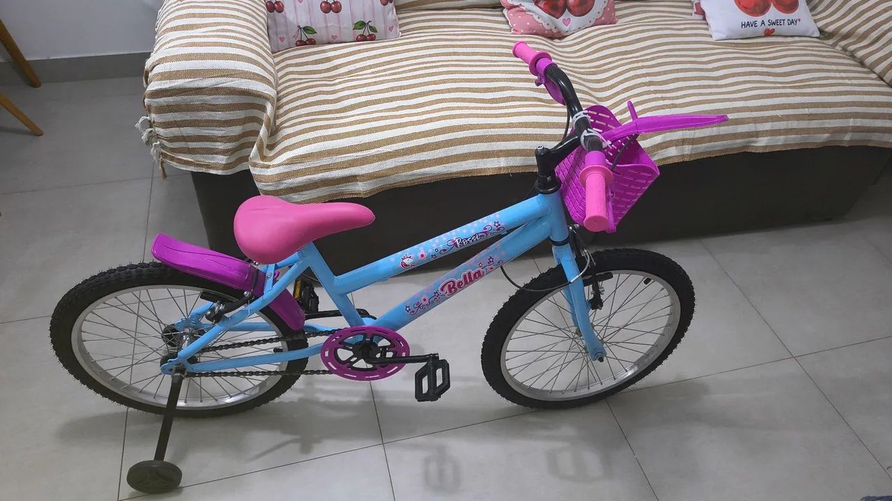Bicicleta Infantil Rossi Bella Aro 20 Nova