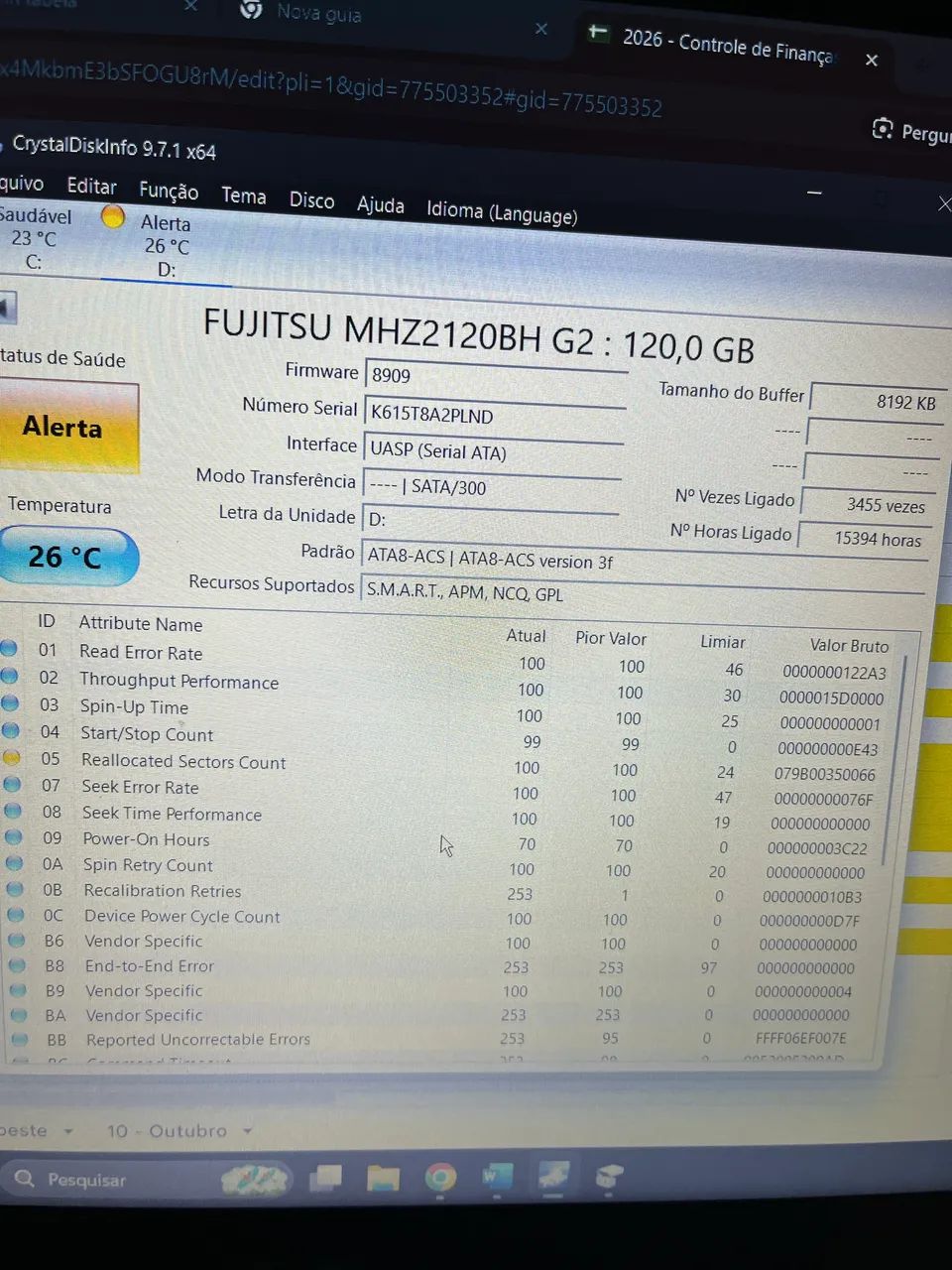 HD notebook - 2.5 - 120 GB - Alerta - Foto 5