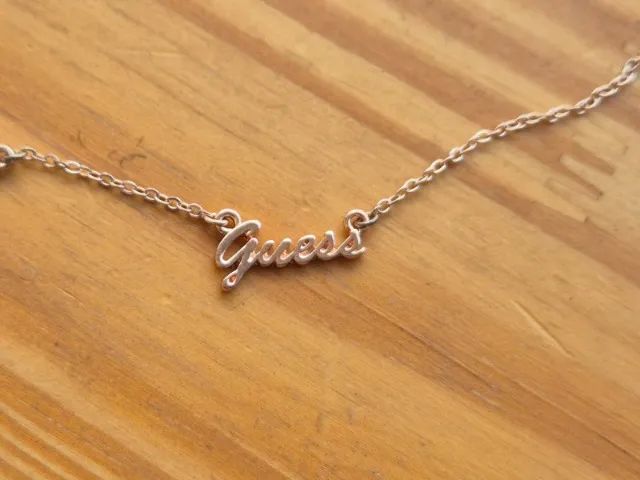 Colar Original Guess. Laço E Logo. Rosê Gold. Novo! - Foto 5