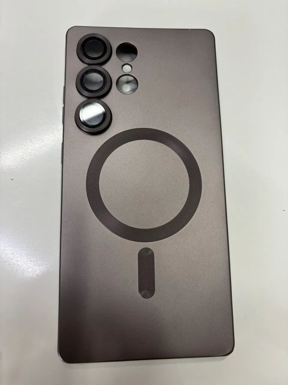 Case Gray S25 Ultra com Anel Magnético (MagSafe)