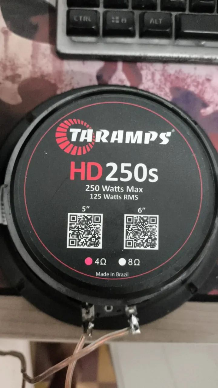 Par Alto Falante 6 Polegadas Taramps Hd250s  4ohms - Foto 2