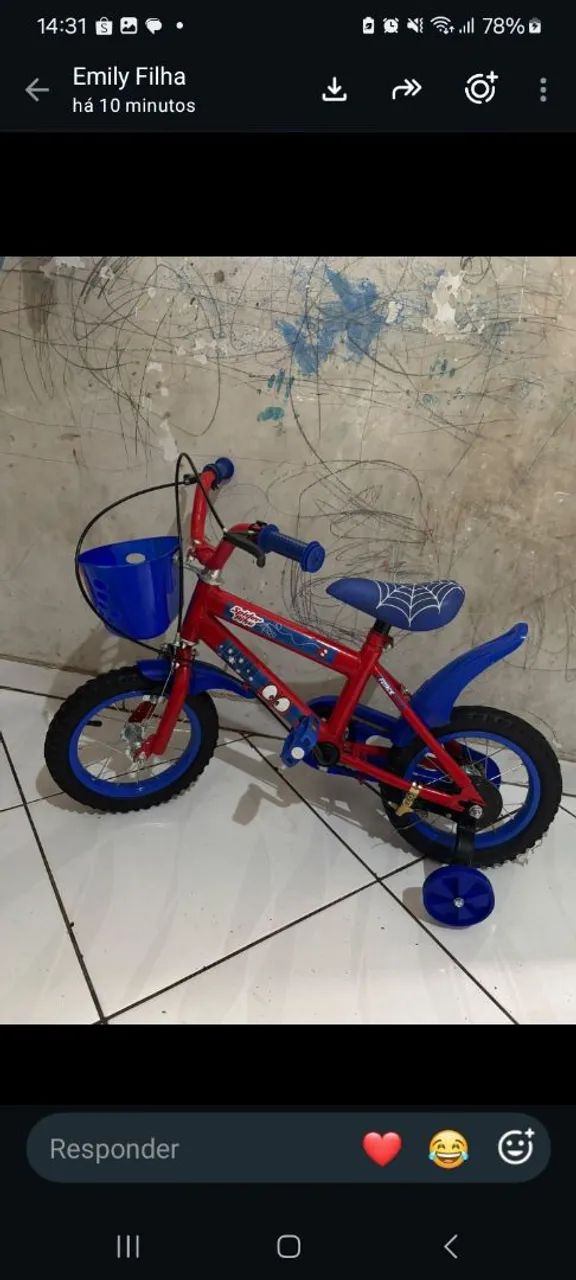 Bicicleta infantil 