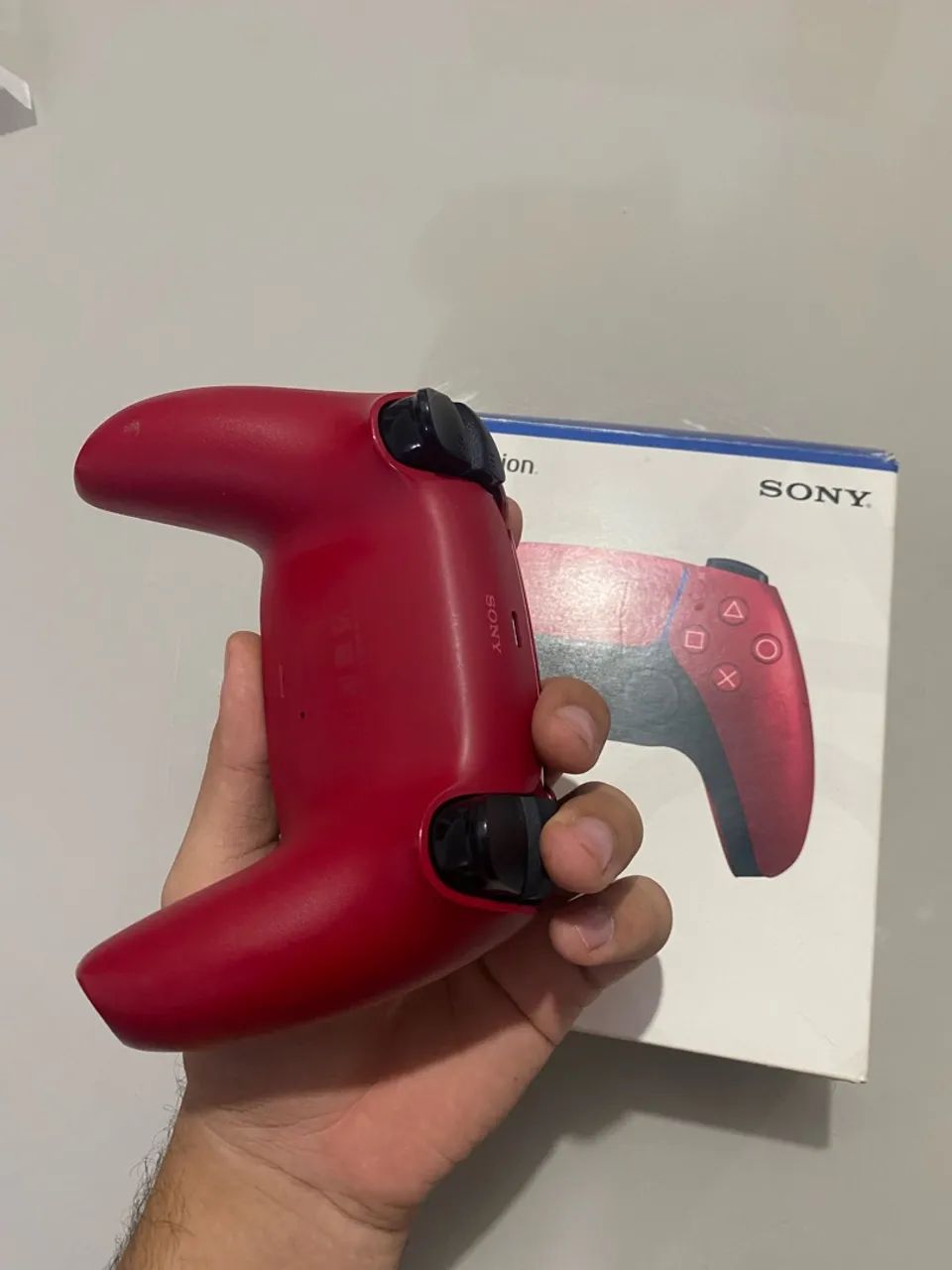 Controle ps5 vermelho com hall effect - Foto 4