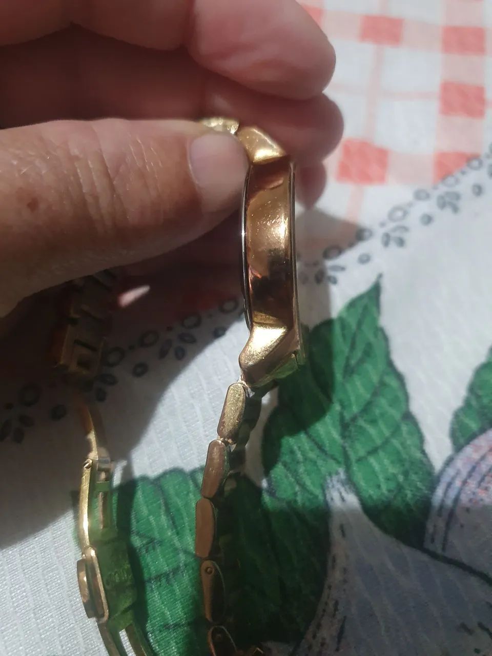 Movado feminino funcionando perfeitamente todo chapeado a ouro  - Foto 5