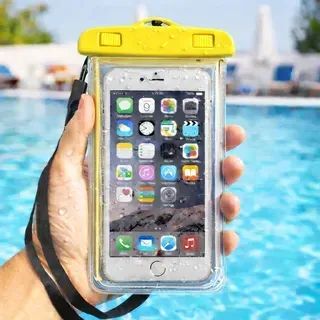 Capa a prova d'água para celular com cordão - Foto 3