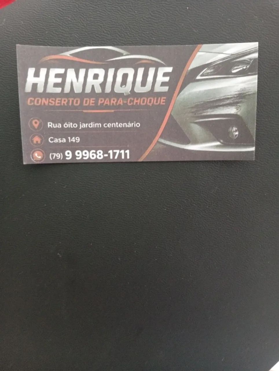 Concerto de para choque é aliamento 