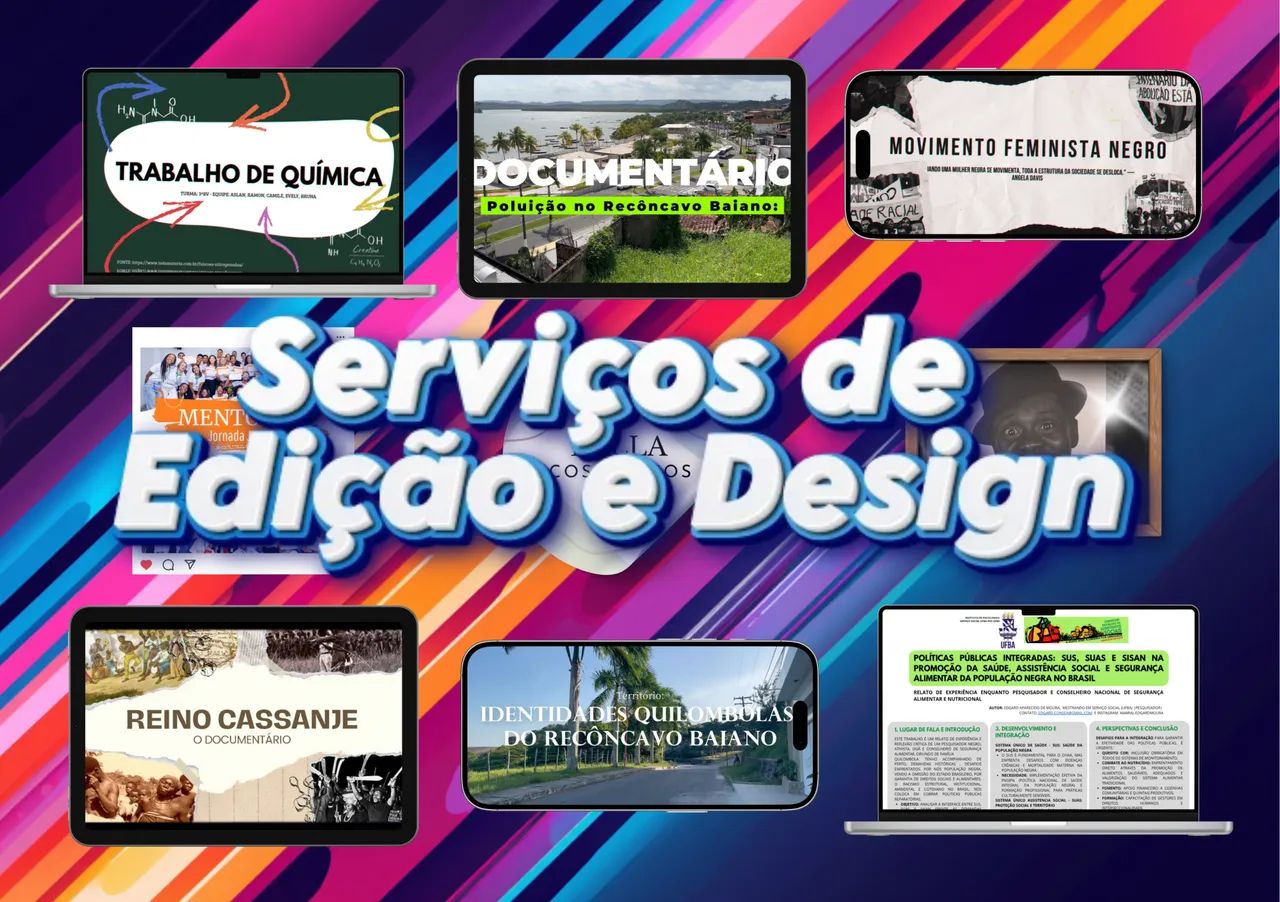 Serviços de Edição e Design (Valores Acessíveis)