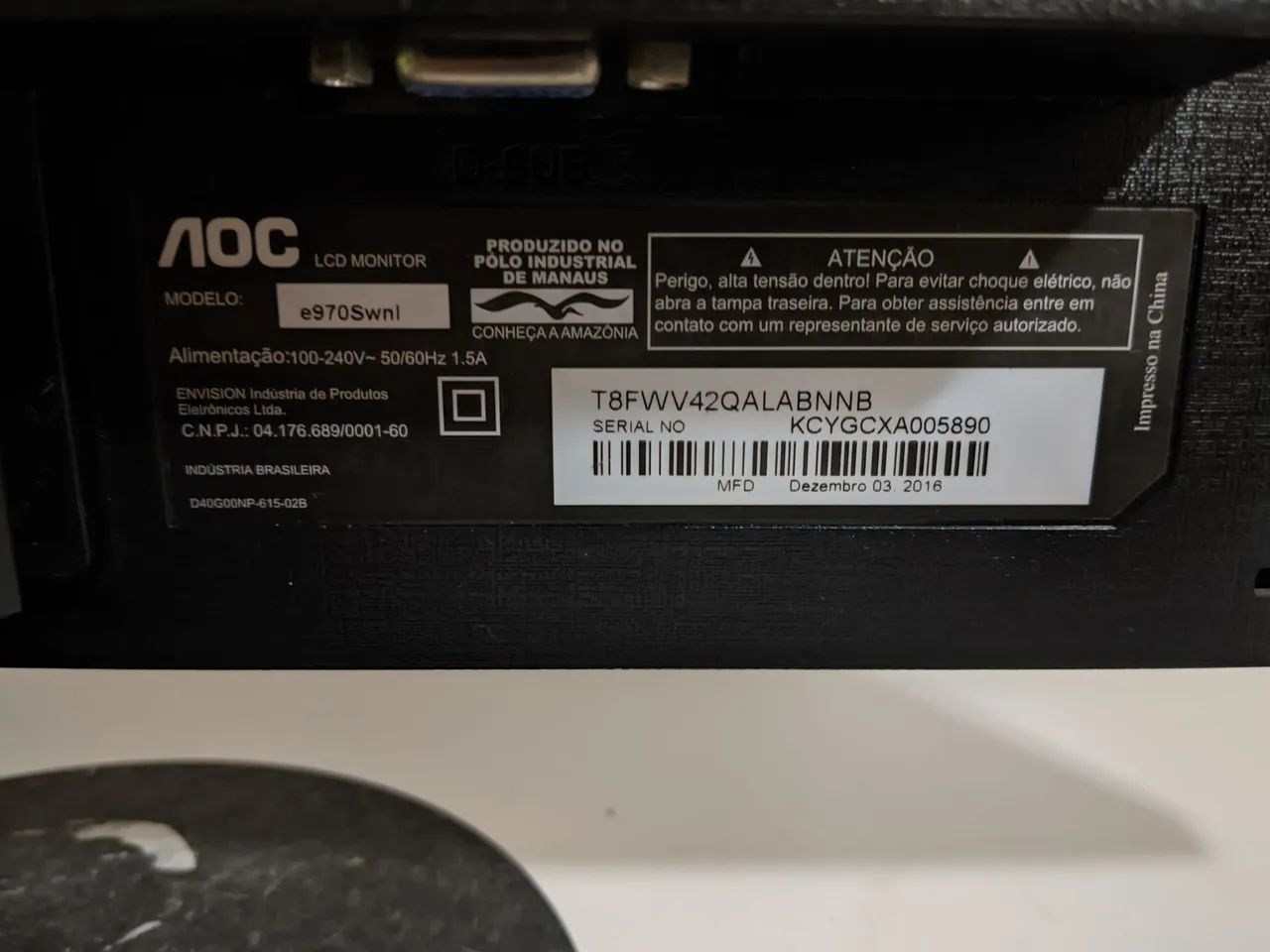 Monitor AOC E970SWNL - Foto 4