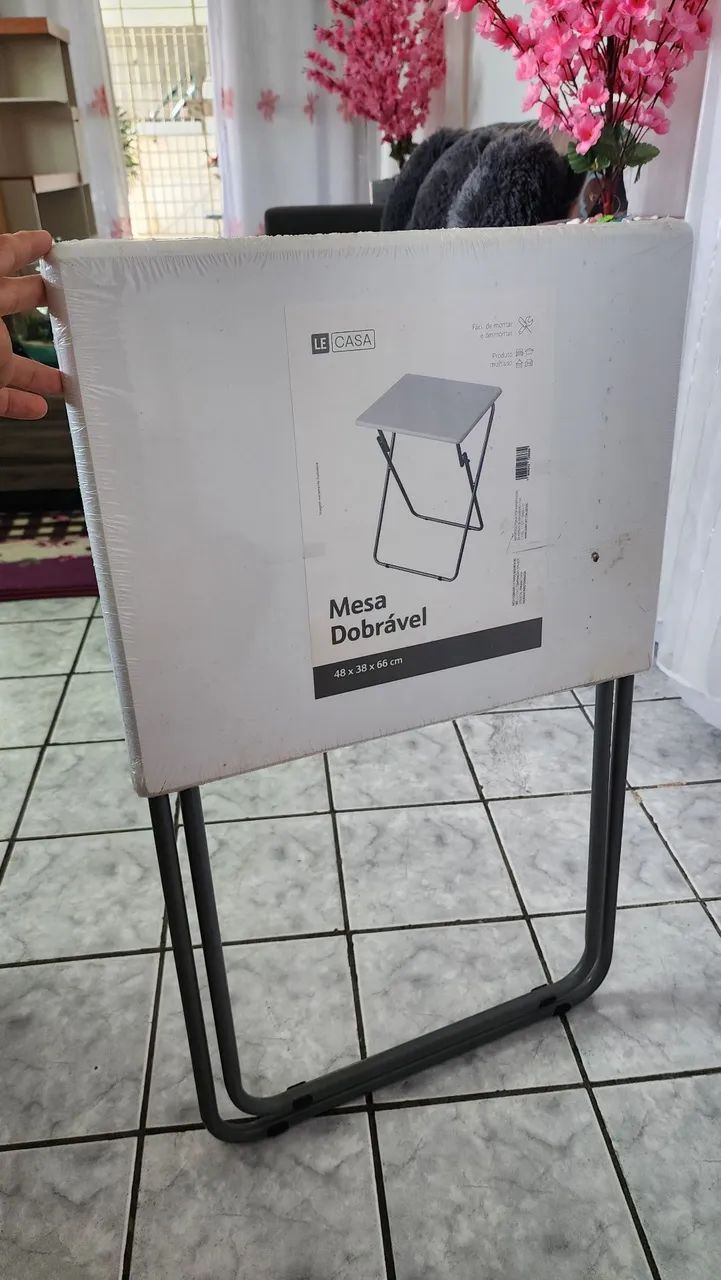 Mesa Dobrável Multiuso Semi Nova  - Foto 4