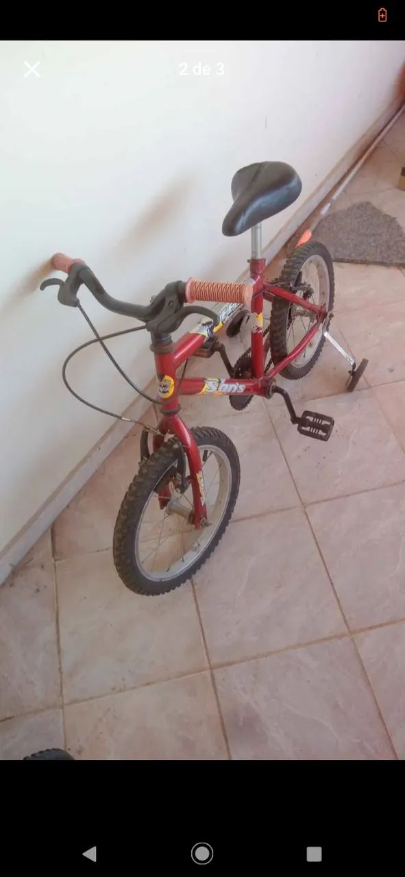 Bicicleta aro 16 só pegar e andar. - Foto 2