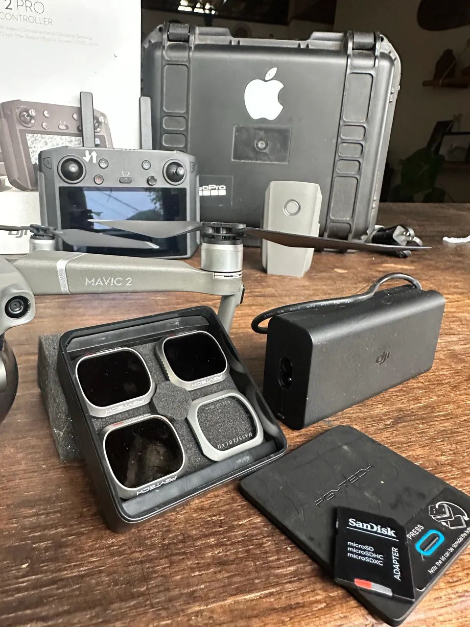 Vendo Drone DJY Mavic pro 2 poucos voôs estado de Zero - Foto 4