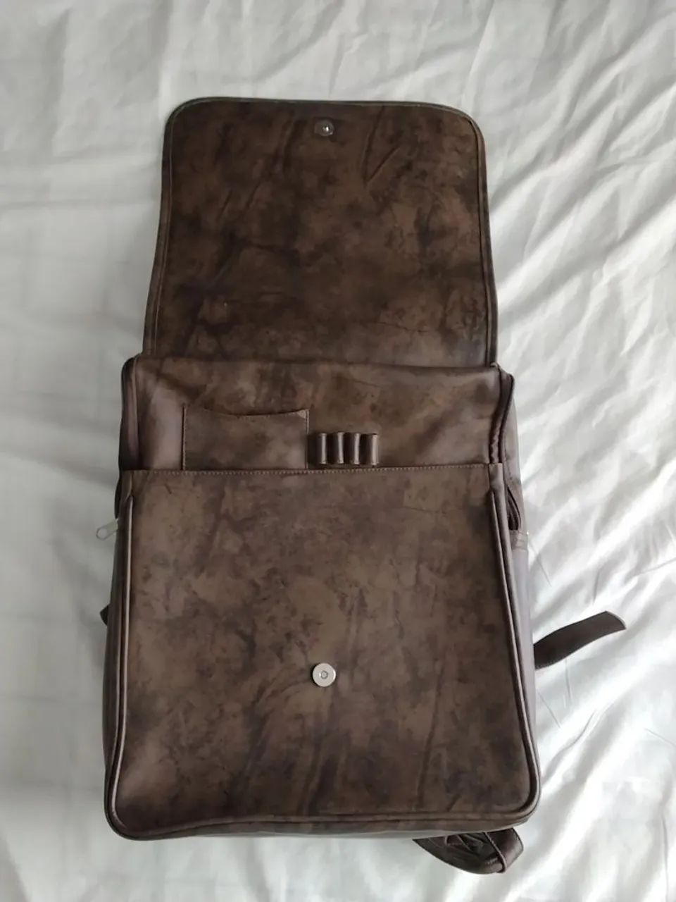 Mochila couro legítimo unissex  - Foto 2