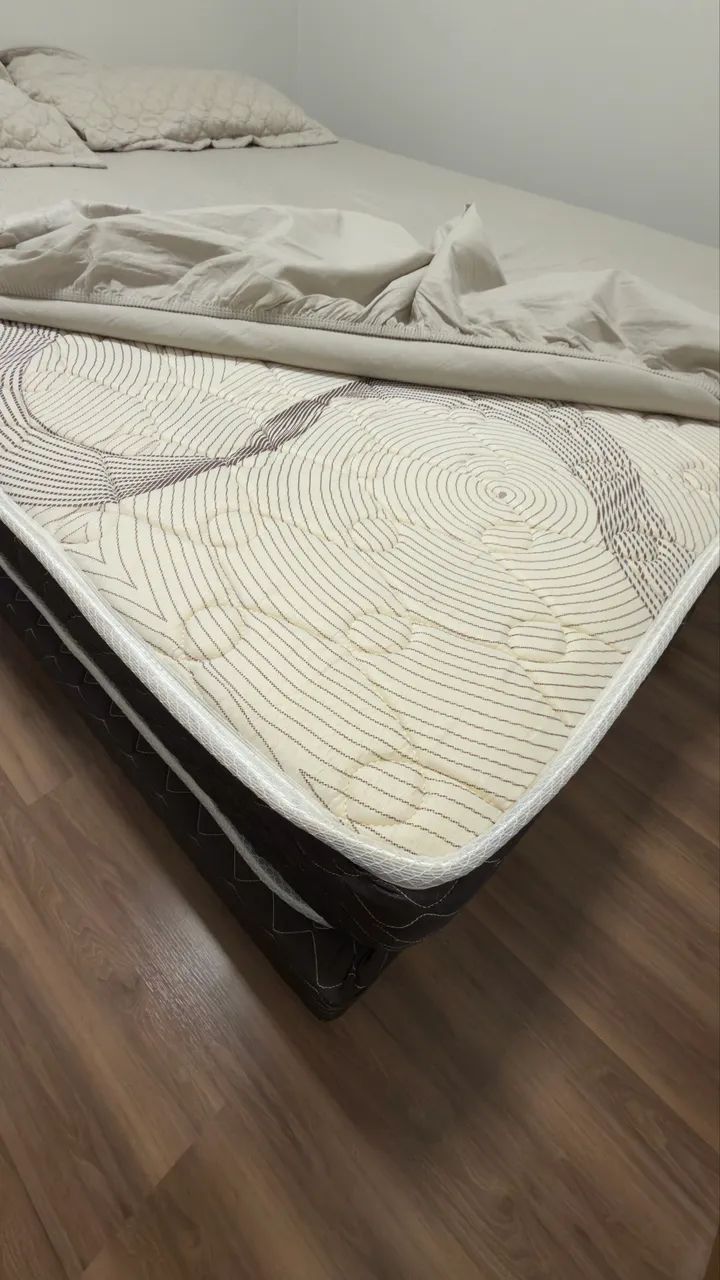 Cama box casal (box+colchão) - Foto 3