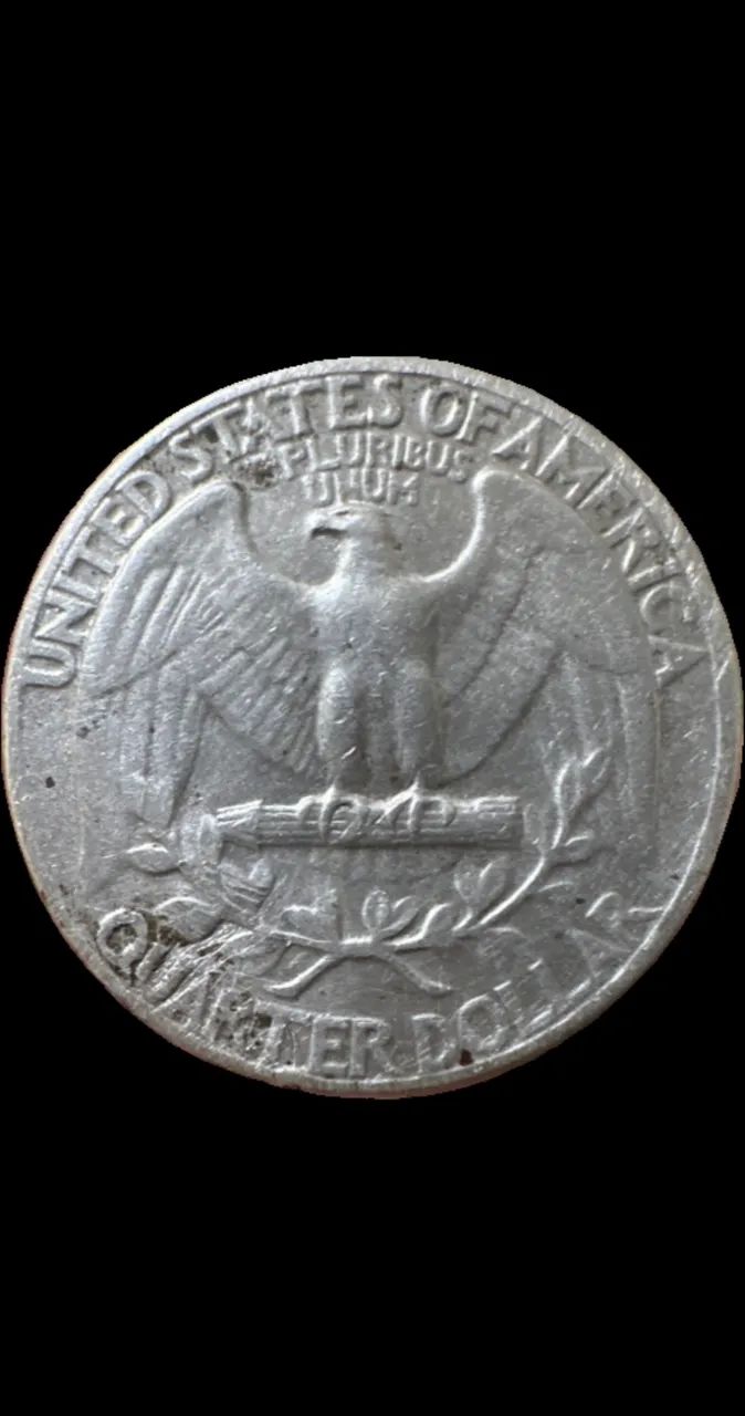 Quarter Dollar 1947 Moeda de prata 