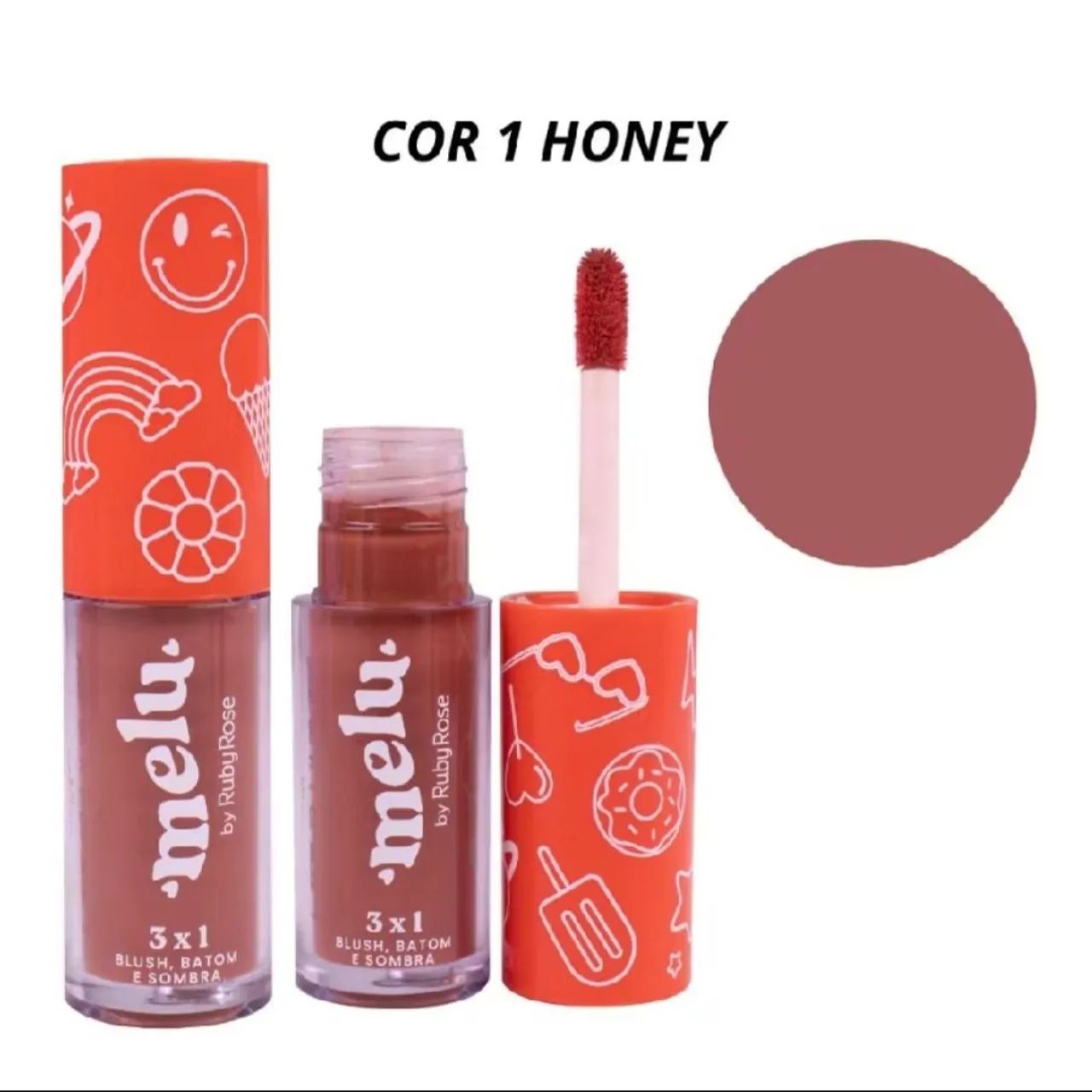 Blush Batom e sombra 3 em 1 - Foto 4
