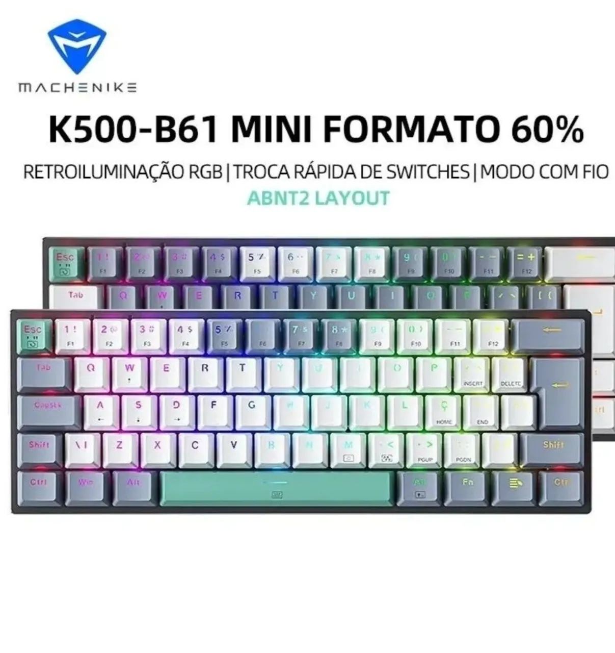 Teclado Mecânico Machenike K500-B61