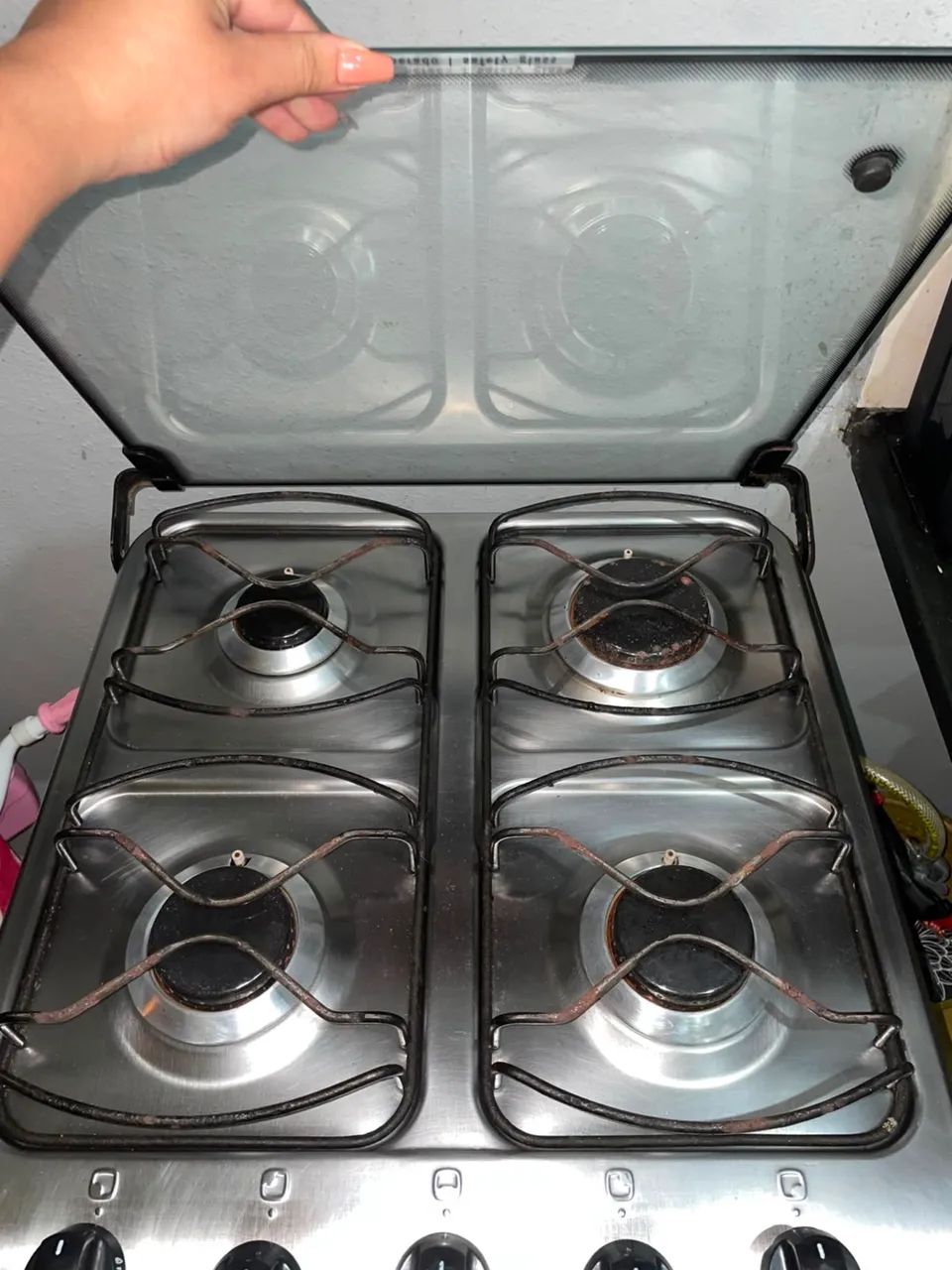 Fogão 4 bocas Electrolux prata - Foto 5