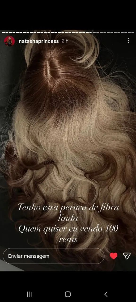 Peruca loira  - Foto 2