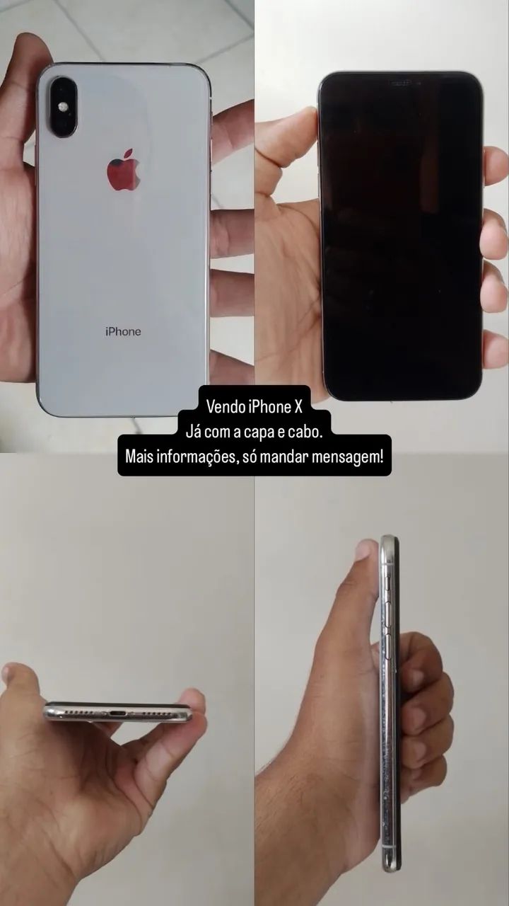 iPhoneX 64G シルバー iPhone X, 64G - Celulares e Smartphones - Jardim Guanabara
