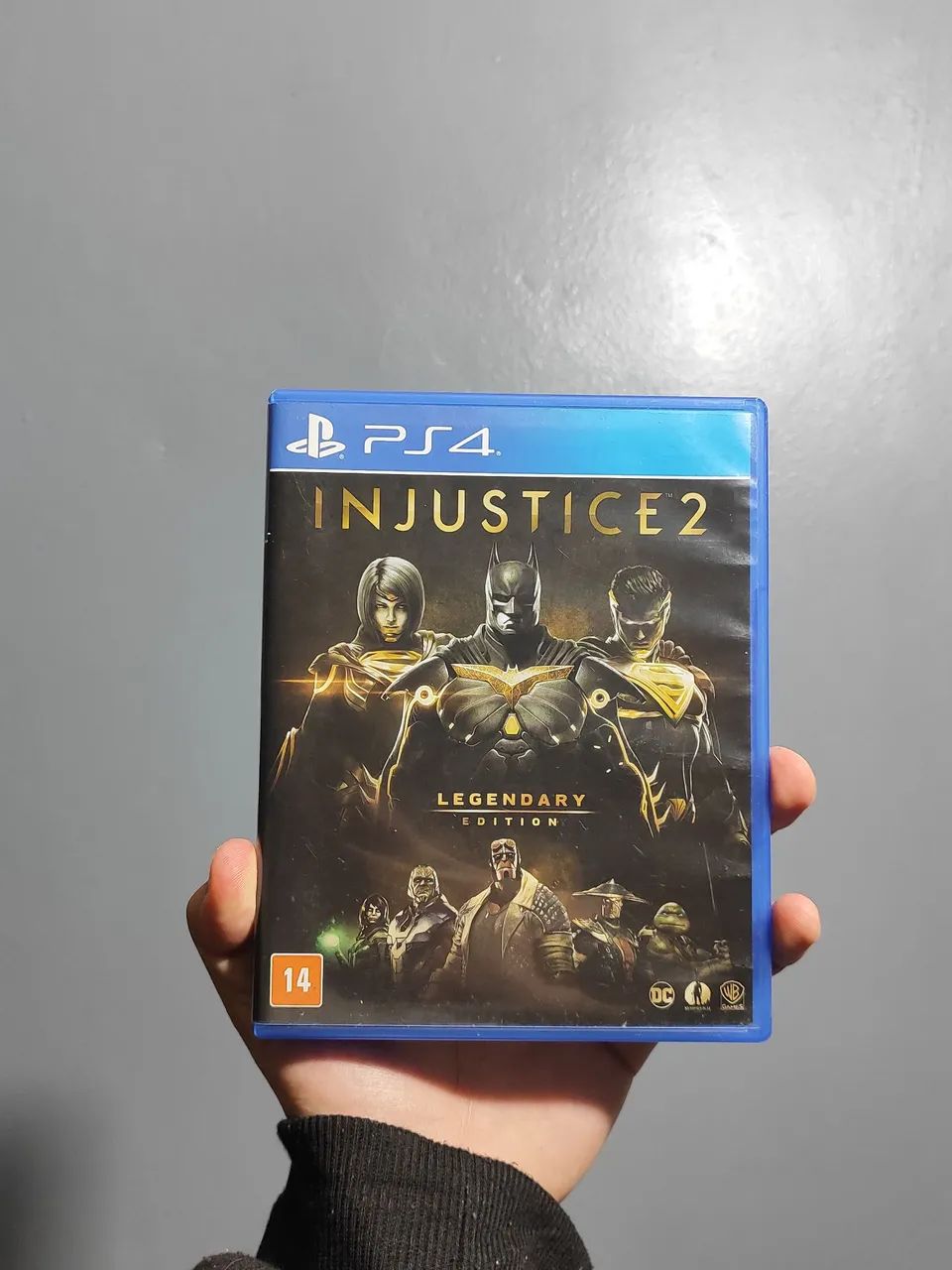Lote 4 Jogos PS4 Originais - God of War, Spider-Man, PES 2020 e Injustice 2 - Foto 6