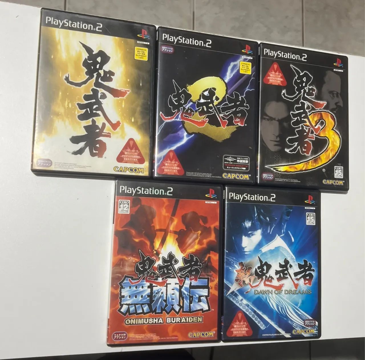 Coleção onimusha ps2