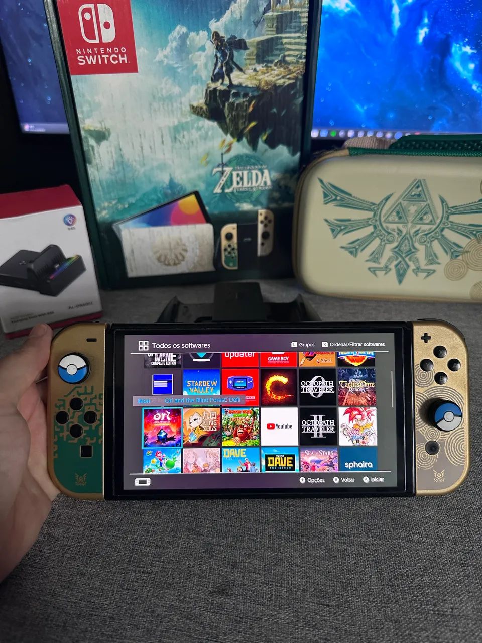 Nintendo Switch OLED 512Gb Desbloqueado - Consoles de Vídeo Game