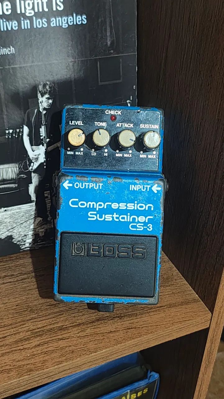 ギター Compression Sustainer & Digital Delay Pedal de Compressor para guitarra BOSS CS-3 Compression Sustainer