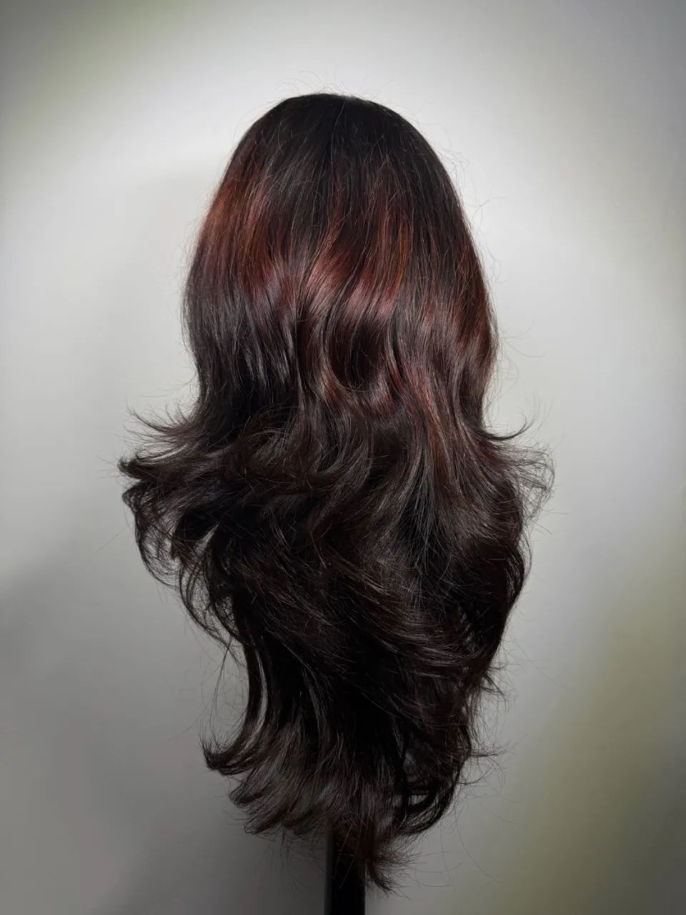 Peruca Lace Front HD Cabelo humano 55cm  - Foto 2