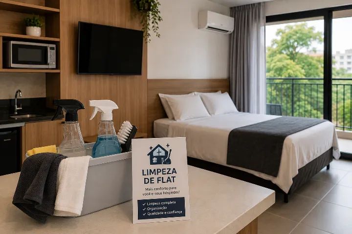 Limpeza de flat e faxinas 