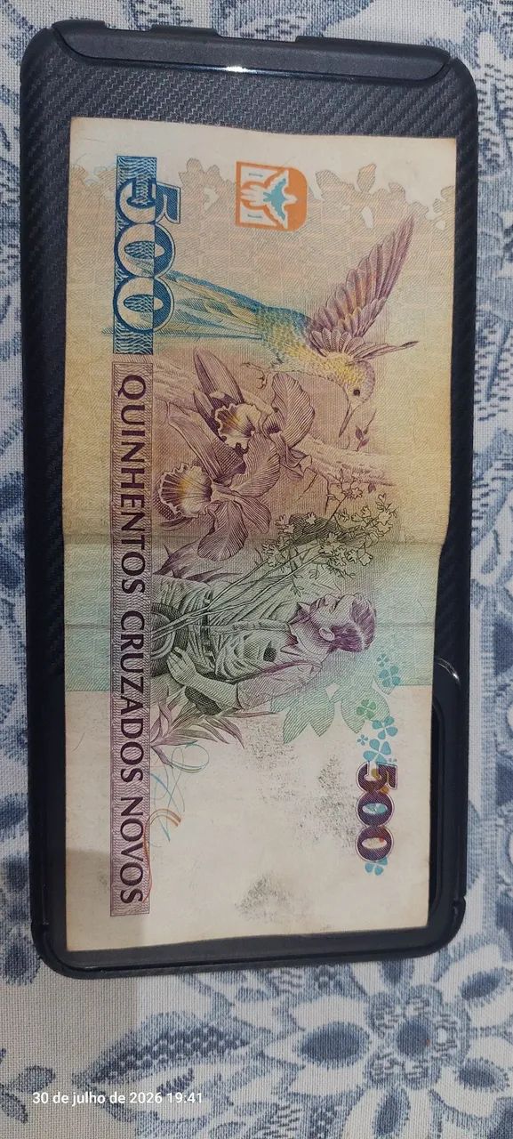 Nota antiga - NCz$500 - Foto 2