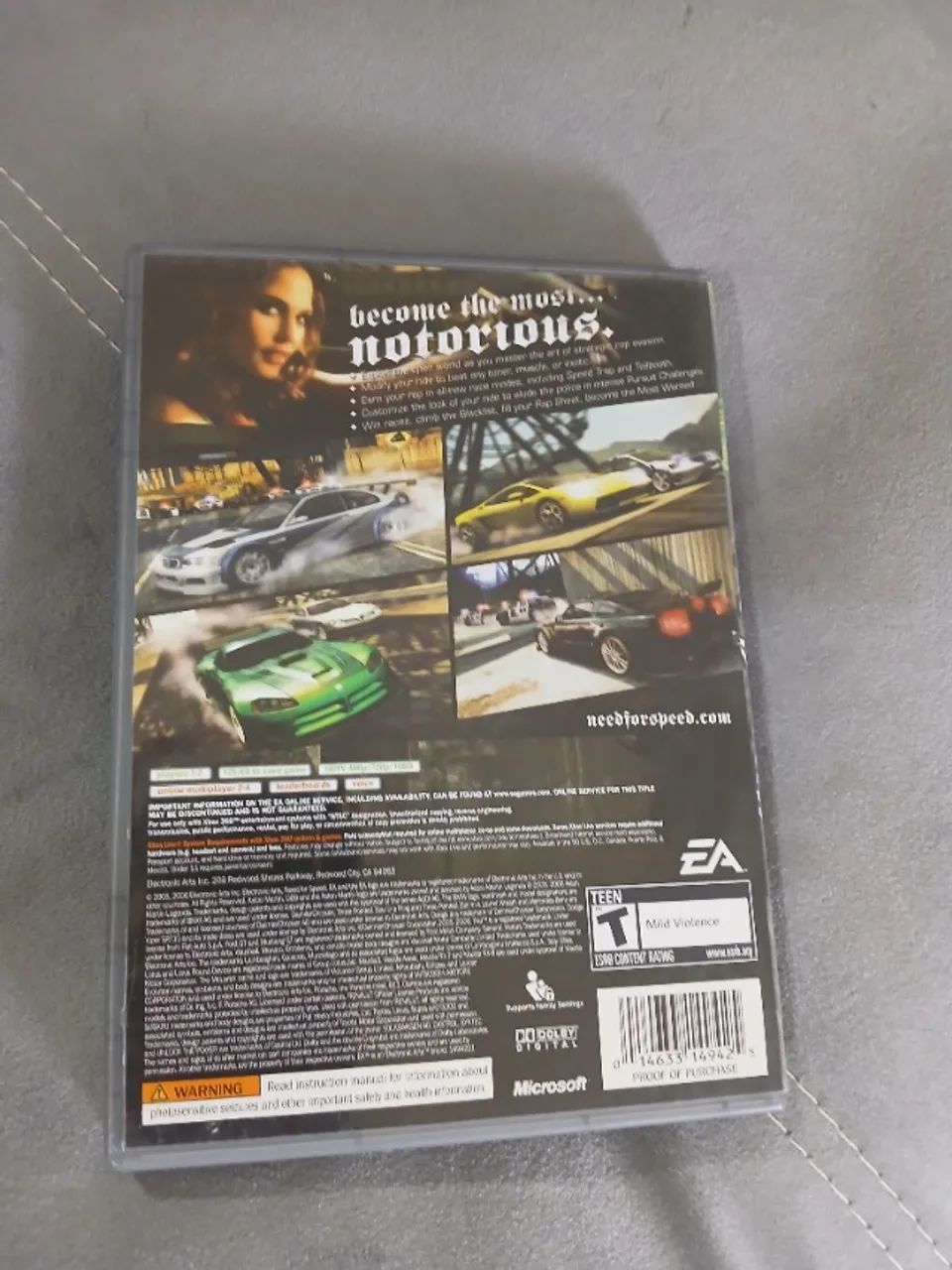 Need For Speed Most Wanted Xbox 360 original sem riscos - Foto 2