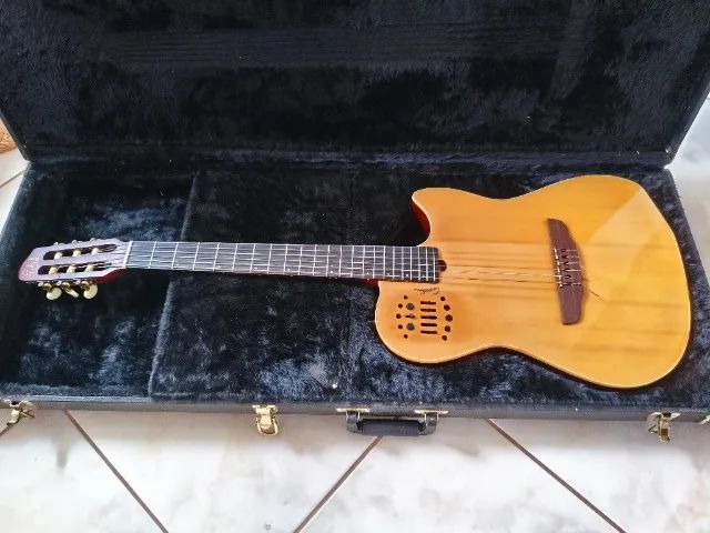 violão Godin Multiac SA / case original - Foto 2