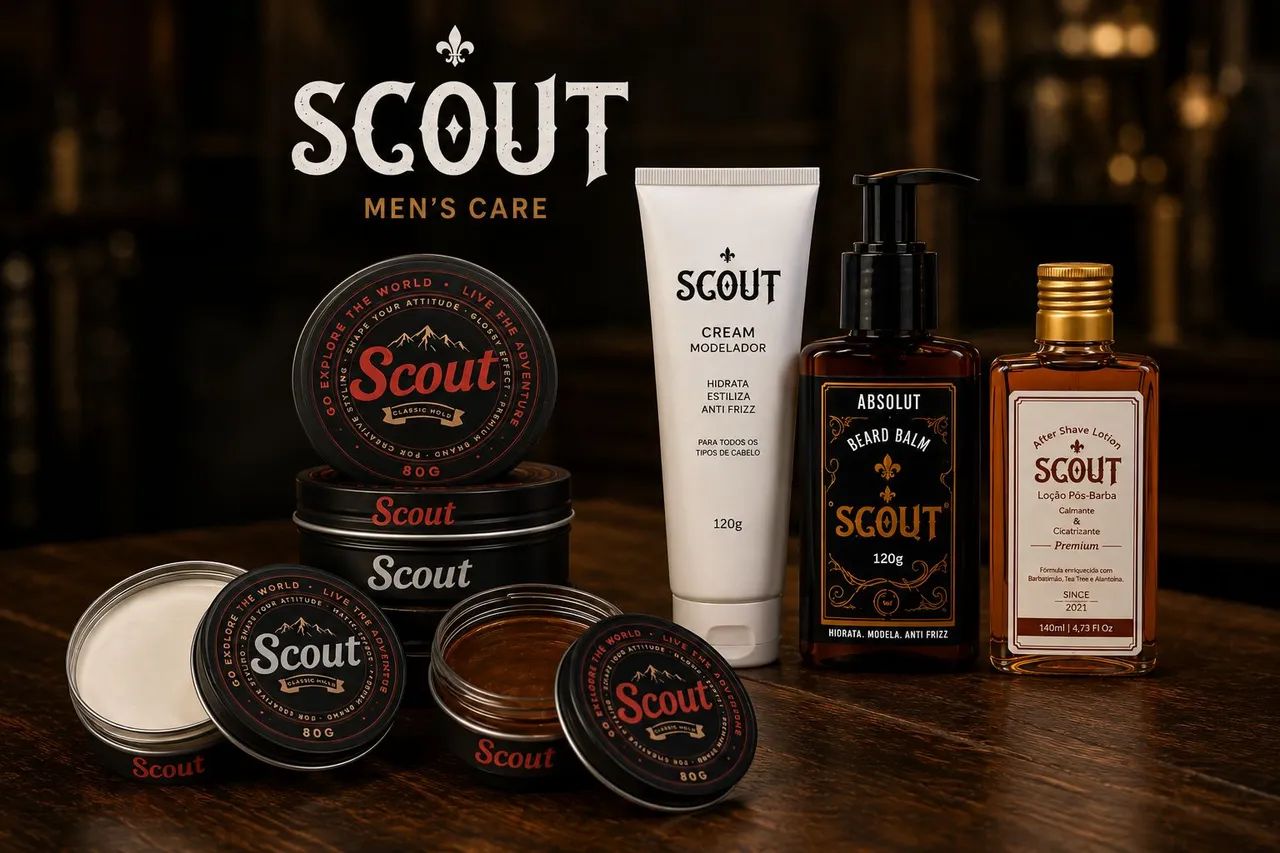 Linha Scout Original | Produtos para Cabelo e Barba