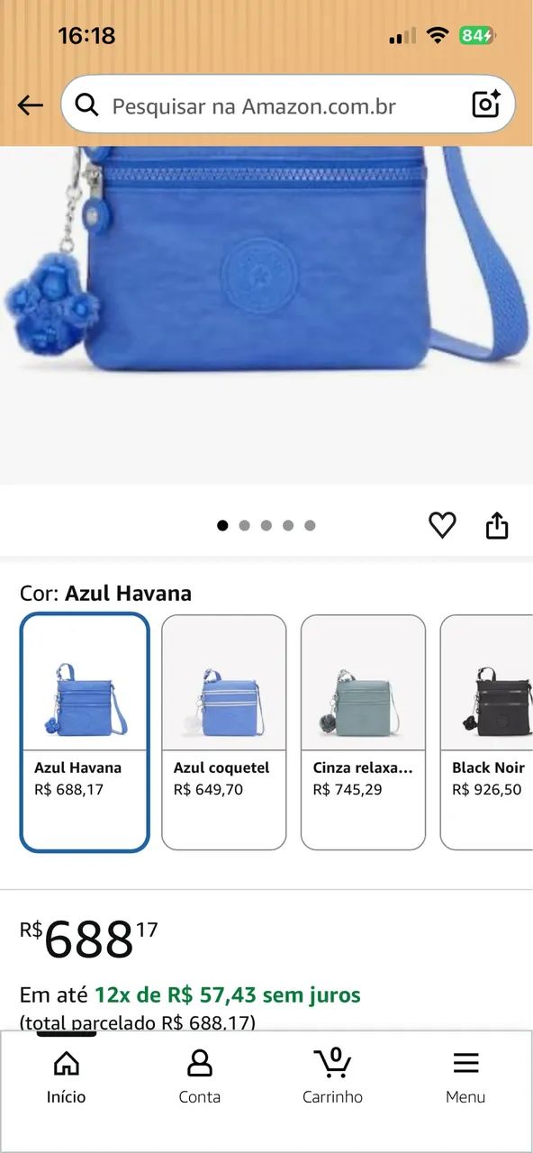 Bolsa Kipling nova com etiqueta  - Foto 3