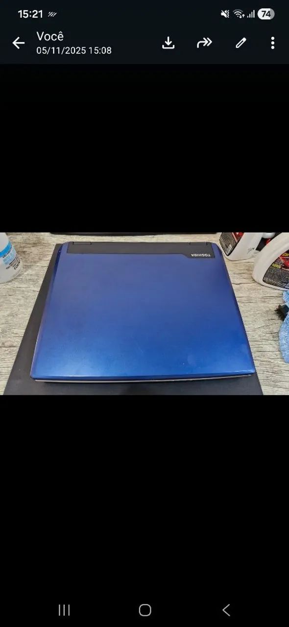 Notebook Toshiba relíquia XP