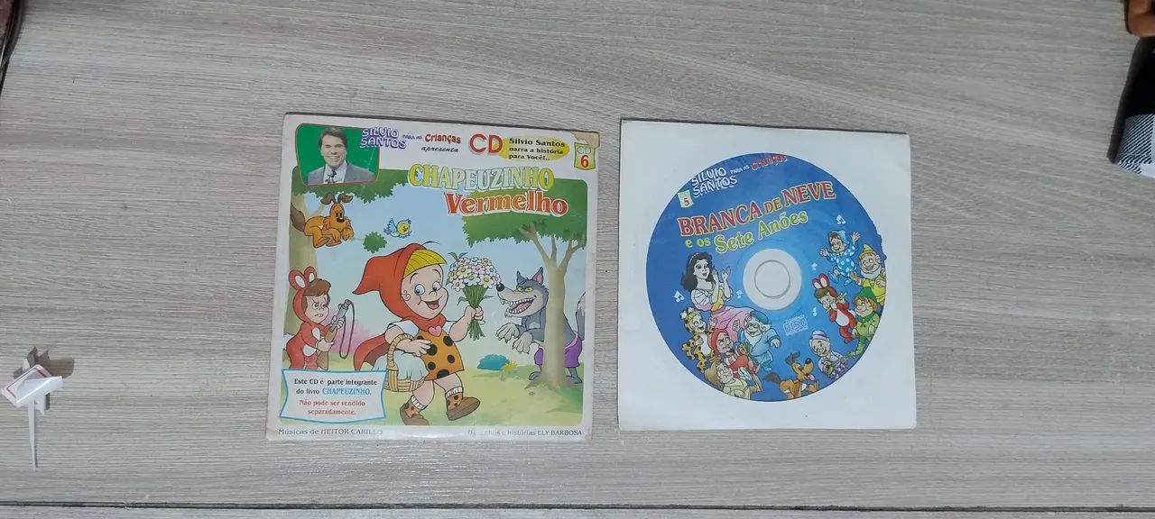 2 Cds de história constada por Silvio Santos