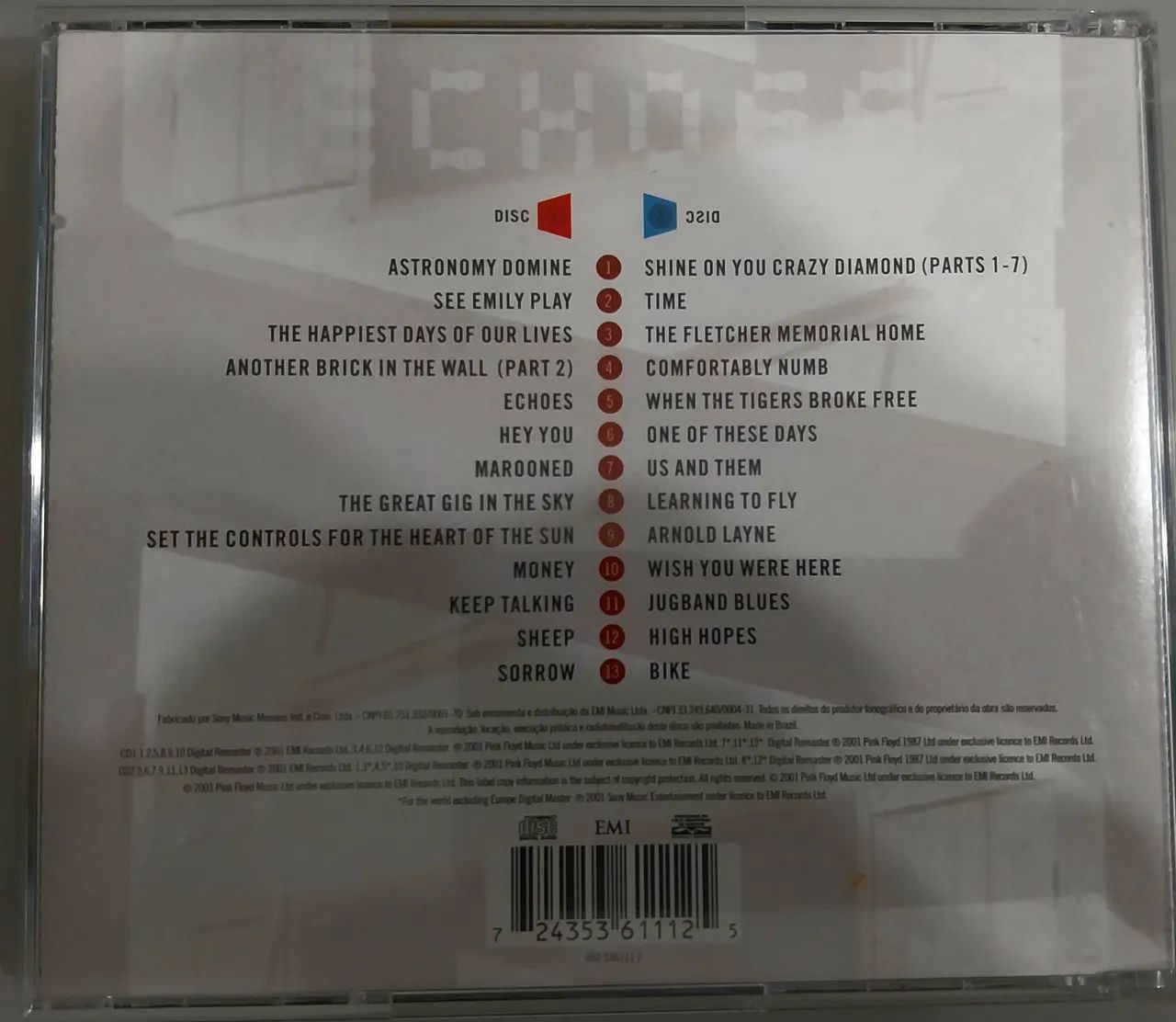 Cd Pink Floyd-Echoes the best of  - Foto 4