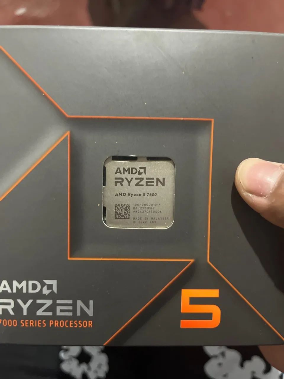 AMD Ryzen 5 7600 / 6Core / 12 Thread Processador / 5.1 GHz Max Boost / 3.8 GHz Base